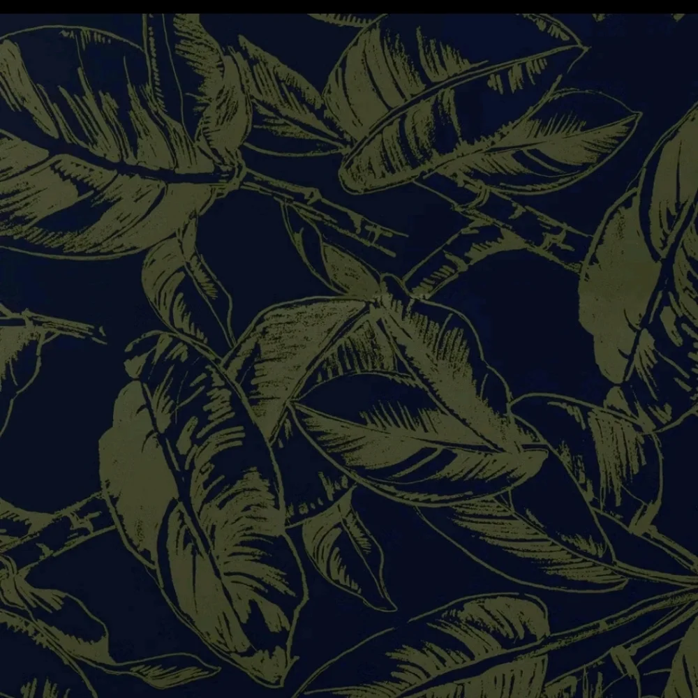 Threshold - Ficus Navy Wallpaper